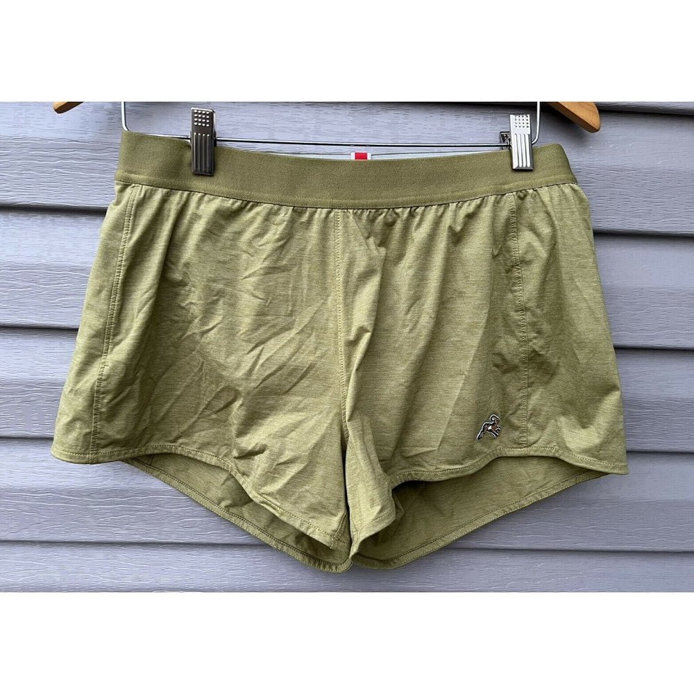 Womens Tracksmith Session Shorts Medium Green